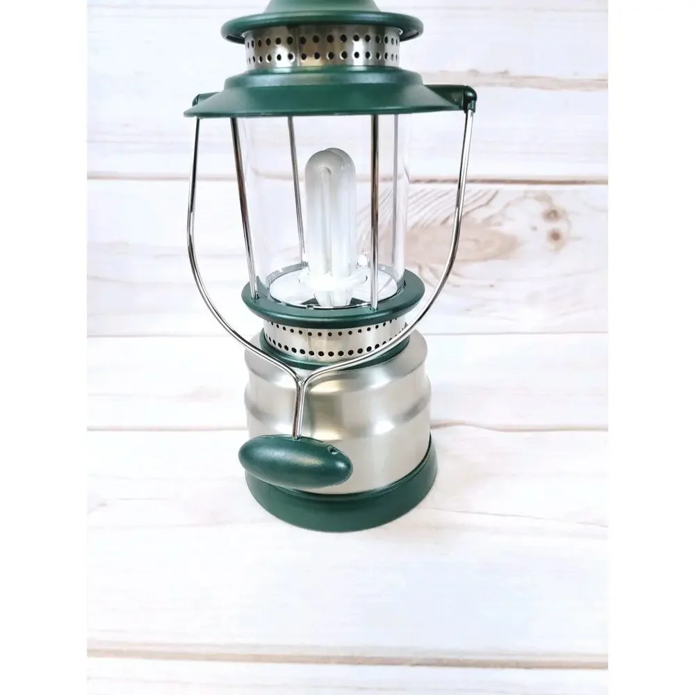 GE SteelBeam Fluorescent Camping Light Lantern 17000 Excellent